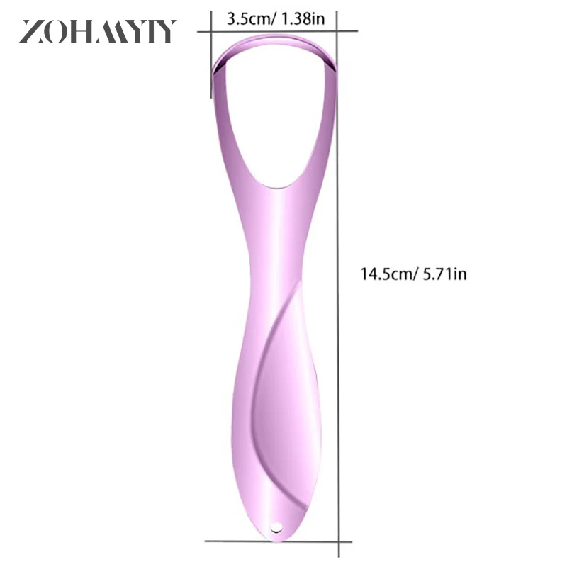 Escova De Limpeza De Raspador De Língua, Ferramentas De Cuidados De Higiene Oral, Escova De Dentes Revestida De Aço Inoxidável, Remoção De Mau Hálito