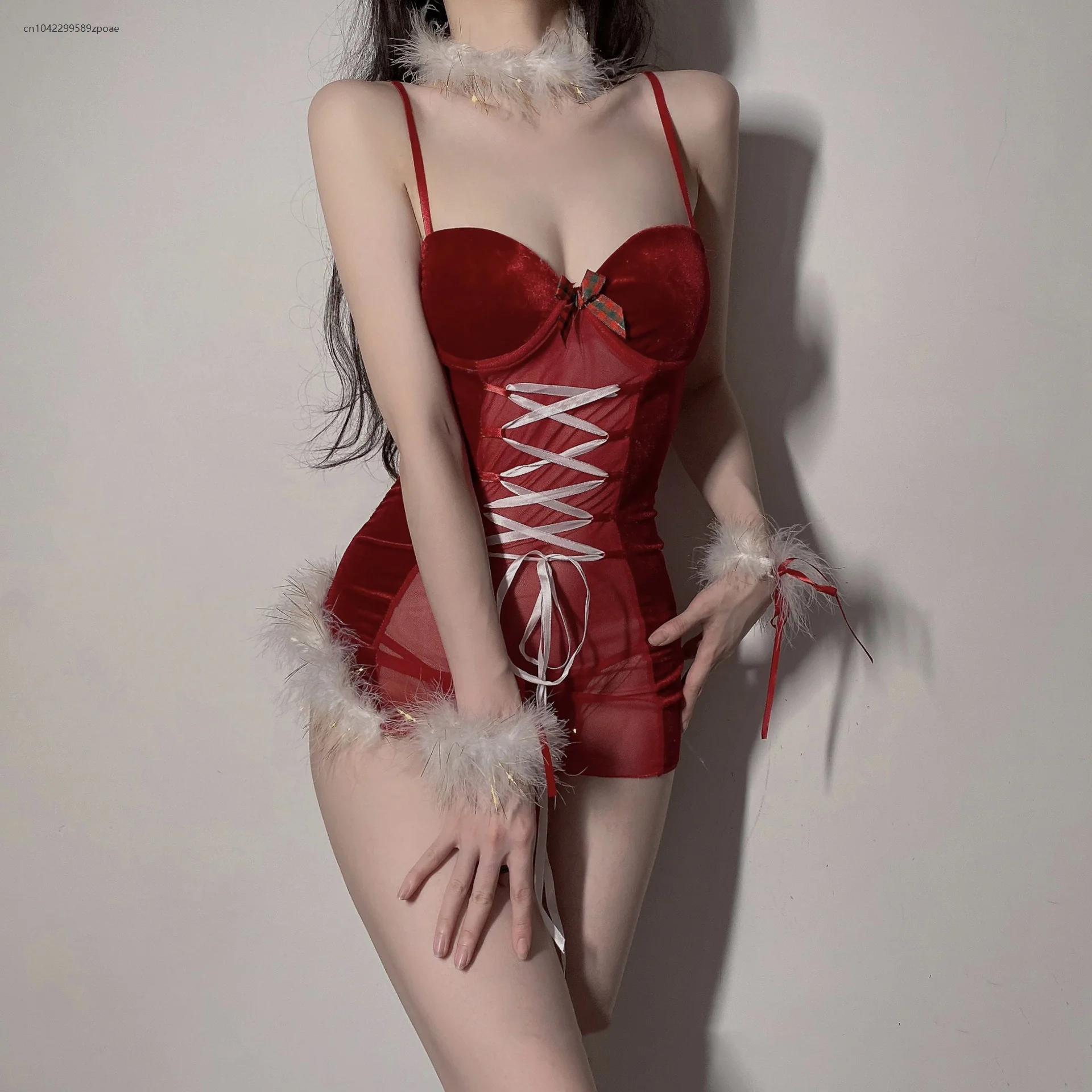 

Sexy Women Cosplay Bunny Girl Underwear Dress Uniform Anime Headband Ear Outfits Game Christmas New Year Party Lingerie Costume
