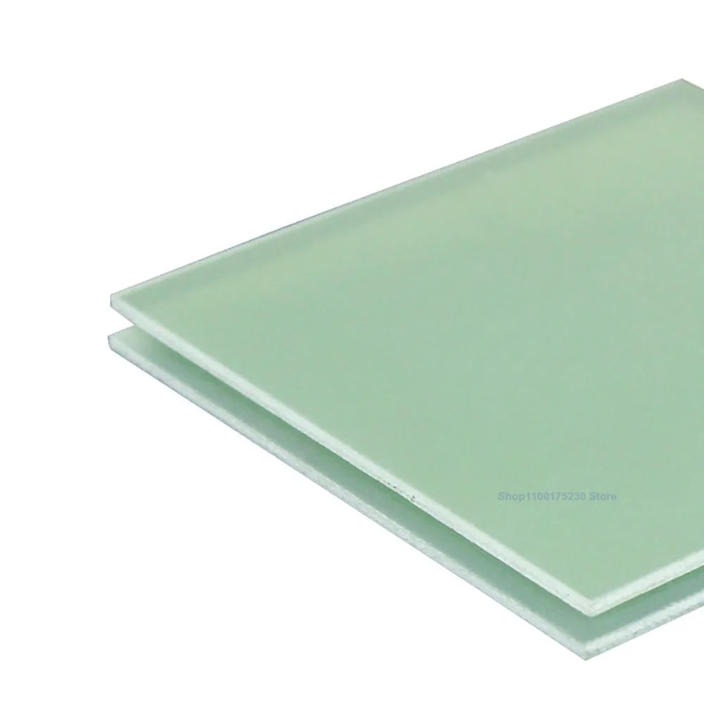 1/1.5/2/2.5/3/4/5/6/8mm Thickness FR4 Fiberglass Sheet Light-green Epoxy Plate FR-4 Epoxy Resin Board Glass Fibre 3D Print