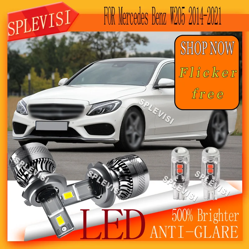 

Warranty Long-Range Night Vision Assist Easy Mounting HEADLIGHT For Mercedes Benz W205 2014 2015 2016 2017 2018 2019 2020 2021
