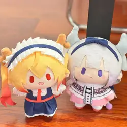 Miss Kobayashi's Dragon Maid - Kanna & Tohru 15cm Plush Doll Set | Cute Cotton Stuffed Figure Gift