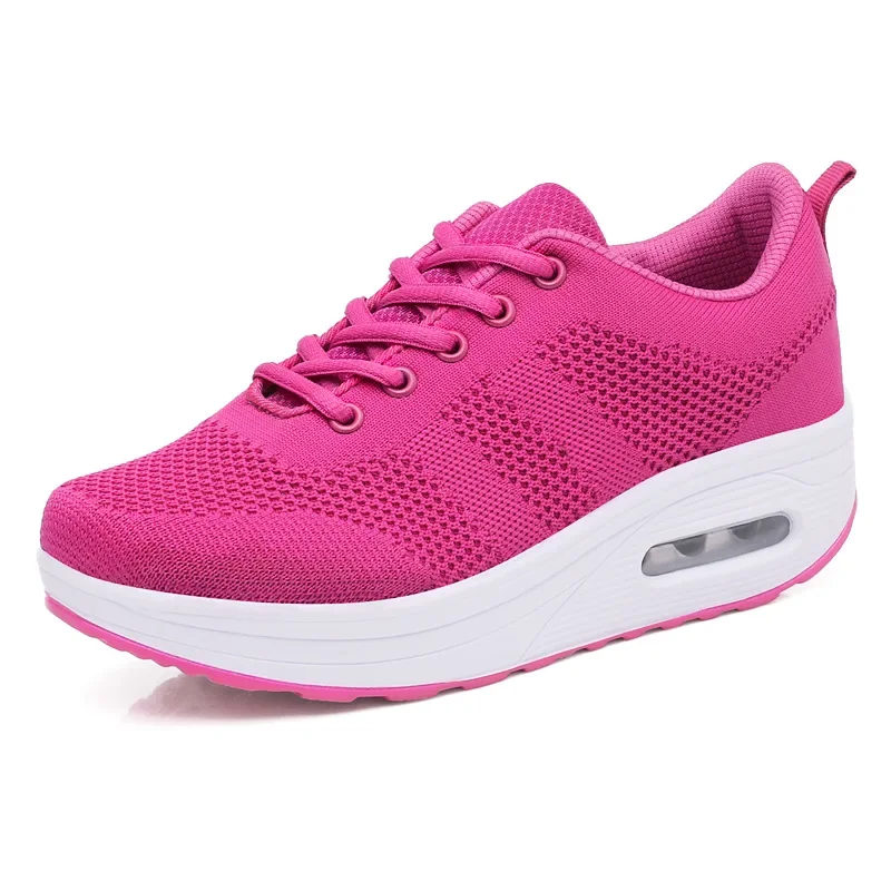 

Shoes for Women Shoes 2023 Summer New Breathable Outdoor Lacing Thick Sole Shoes Women's Casual Shoes Platform Woman Sneakers