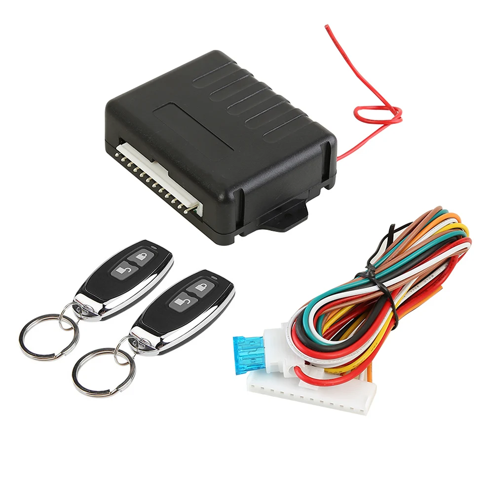 

Keychain Central Kit System Button with Remote Control Release Keyless Entry System 433.92MHz Door Lock Keyless Entry System