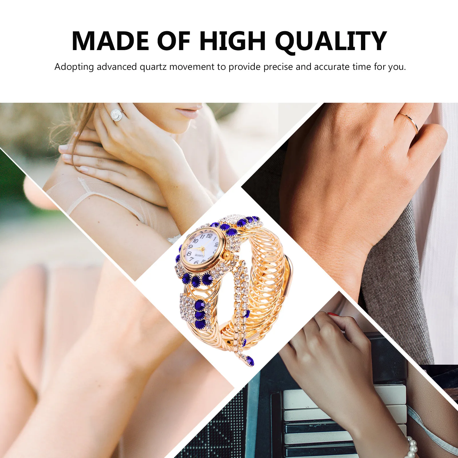 Orologio da polso da 1 pezzo Orologio da donna al quarzo in lega creativa per donna Orologi da donna leggeri Orologi da donna