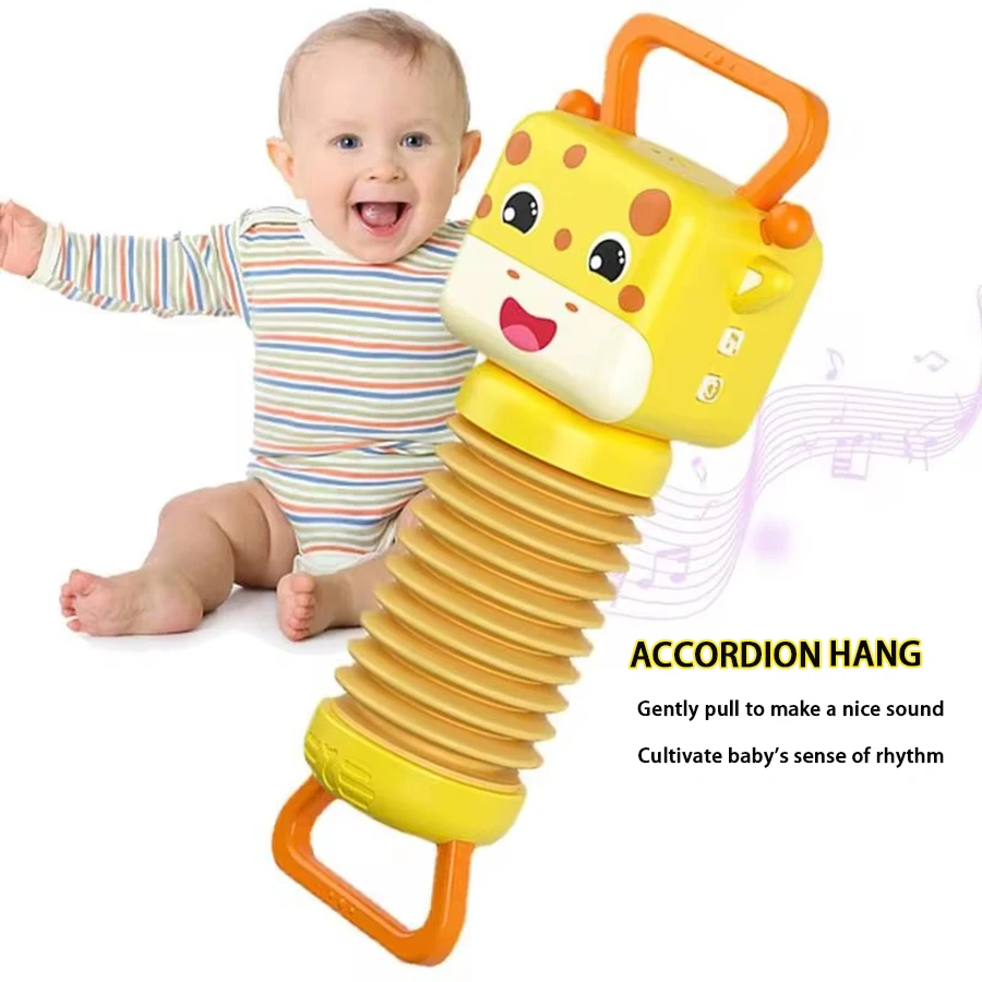 

Music Accordion Toy Accordion Music Educational Toys Accordion Early Educational Music Sound Toy For 3 Year Olds Sensory