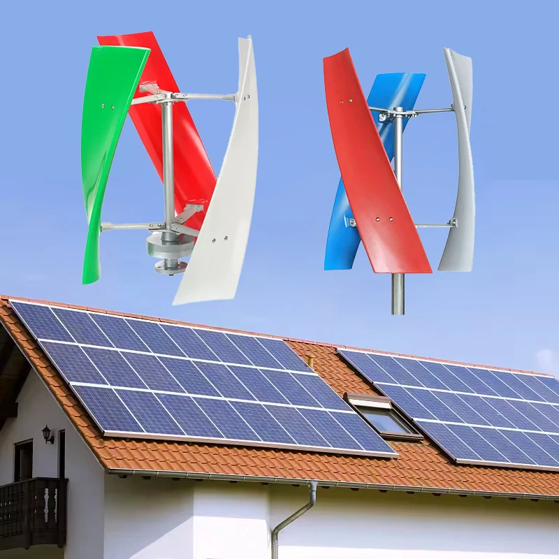 رائجة البيع 5kw 10kw 20kw محور الطاقة السكنية X نوع مولد منخفض دورة في الدقيقة توربينات الرياح العمودية #4