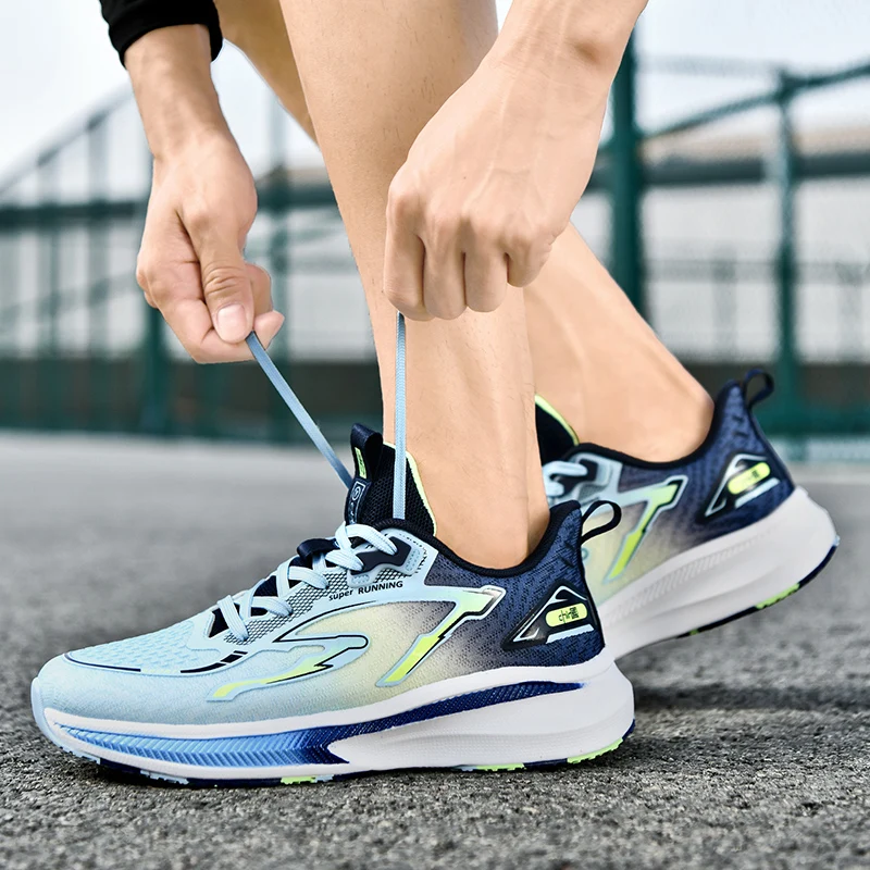 

Men's Shoes Breathable All-match Mesh Shoes Casual Sports Trendy Shoes Men's All-match Wear-resistant Running Shoes for Men