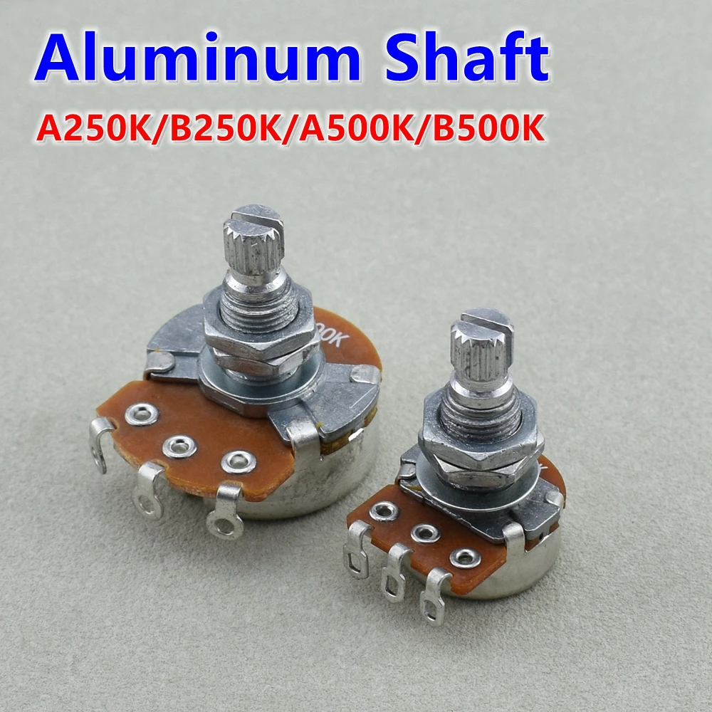 1 Piece  Alpha Potentiometer(POT) For Electric Guitar/Bass  A250K/B250K/A500K/B500K - KR(Origin)