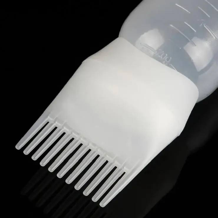 Salon Hair Dye Refillable Bottle Applicator Comb Multicolor Plastic Dispensing Oil Hair Coloring Hairdressing Barber Accessoies image 5