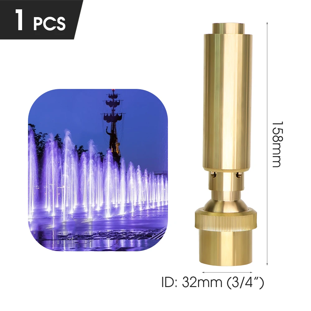 Muciakie 15 Soorten Fonteinsproeiers Messing Sprinklers Tuin Vijver Draaiende Koperen Nozzles Hoofd Voor Outdoor Park Water Ornamenten