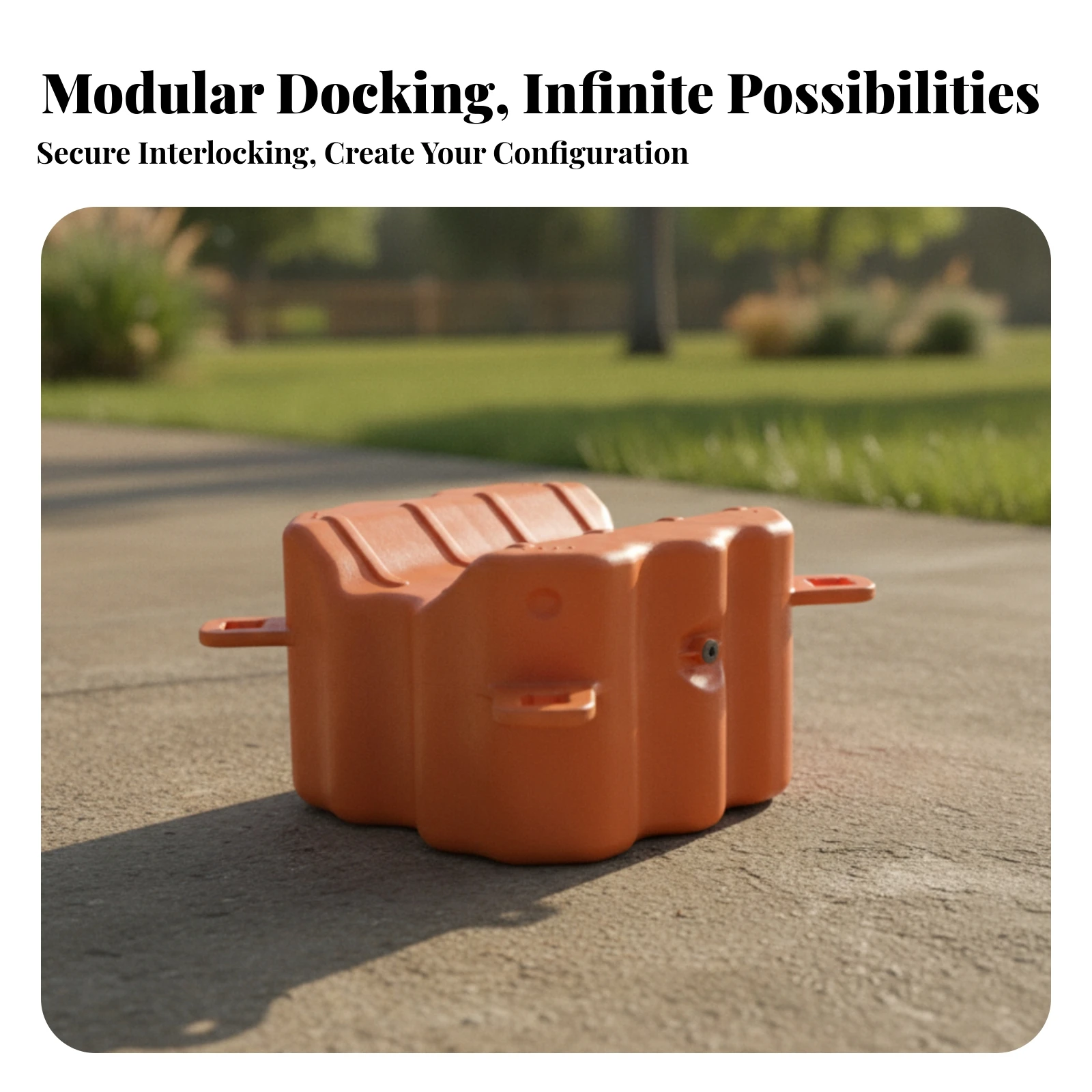 Floating Dock Module Non-Slip Floating Dock Section Textured Decay-Resistant-Proof for Waterfront Homeowners, Lakeside Docks