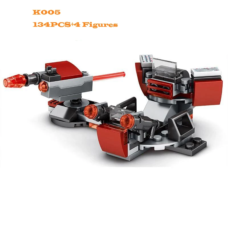 MOC Starfighter Building Blocks Kit War Bricks Classic Creative Assembling Educational Kids Toys Boys For Children Gift