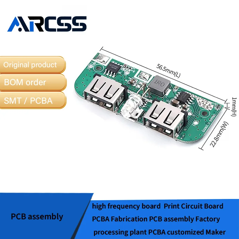 Hoogfrequente printplaat PCBA Fabricage PCB-assemblage Fabrieksverwerkingsfabriek PCBA aangepaste Maker