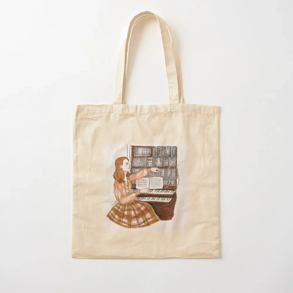 Wendy Carlos with moog Tote Bag tote bag custom Women bags Gift bag