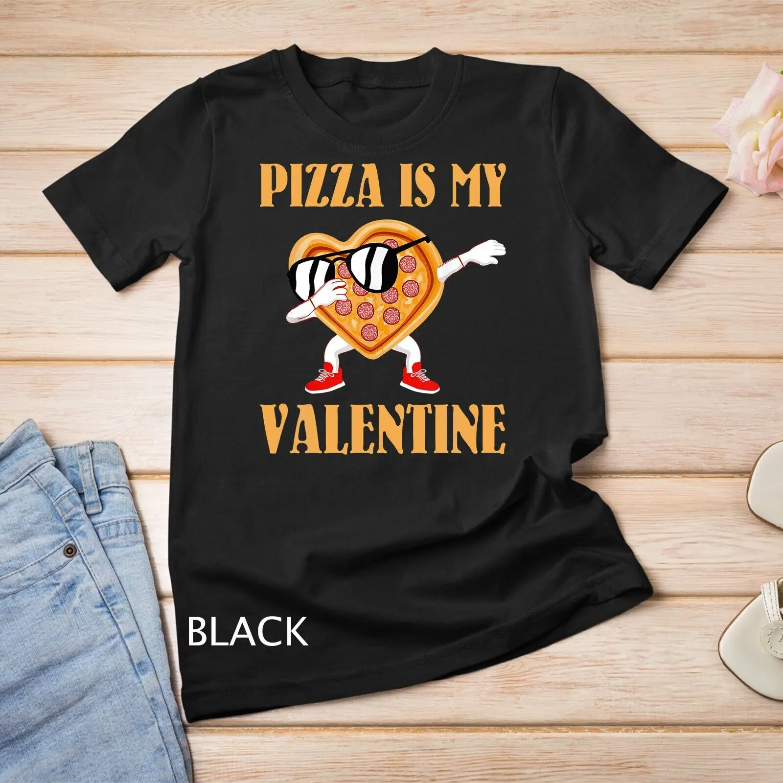 Funny Valentines Day Gifts Boys Kids Pizza Is My Valentine Unisex T-shirt