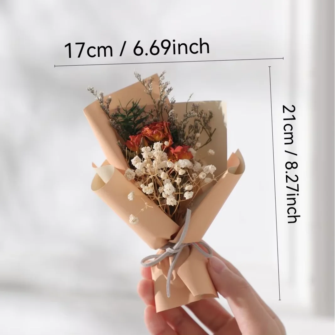 1 Stück künstliche Mini-Blumen, geeignet für die Dekoration von Häusern, Partys, Hochzeiten, als Geschenk zum Valentinstag und zur Dekoration von Autos. – Detail 6