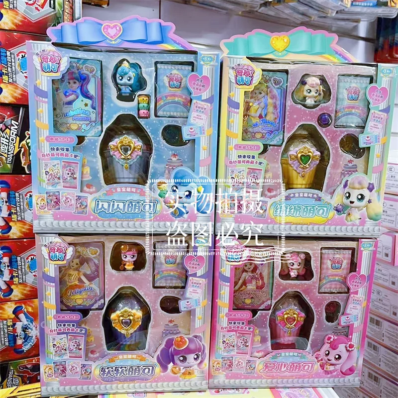 Hotcatch teenieping magia doce coração estrela série coleção anime figuras kawaii brinquedos ornamentos decoração presente de aniversário do miúdo