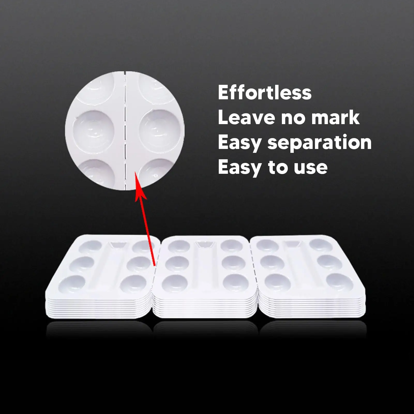 30 قطعة من صواني أكواب حبر الوشم البلاستيكية للاستعمال مرة واحدة لملحقات الحاجب Microblading وشم