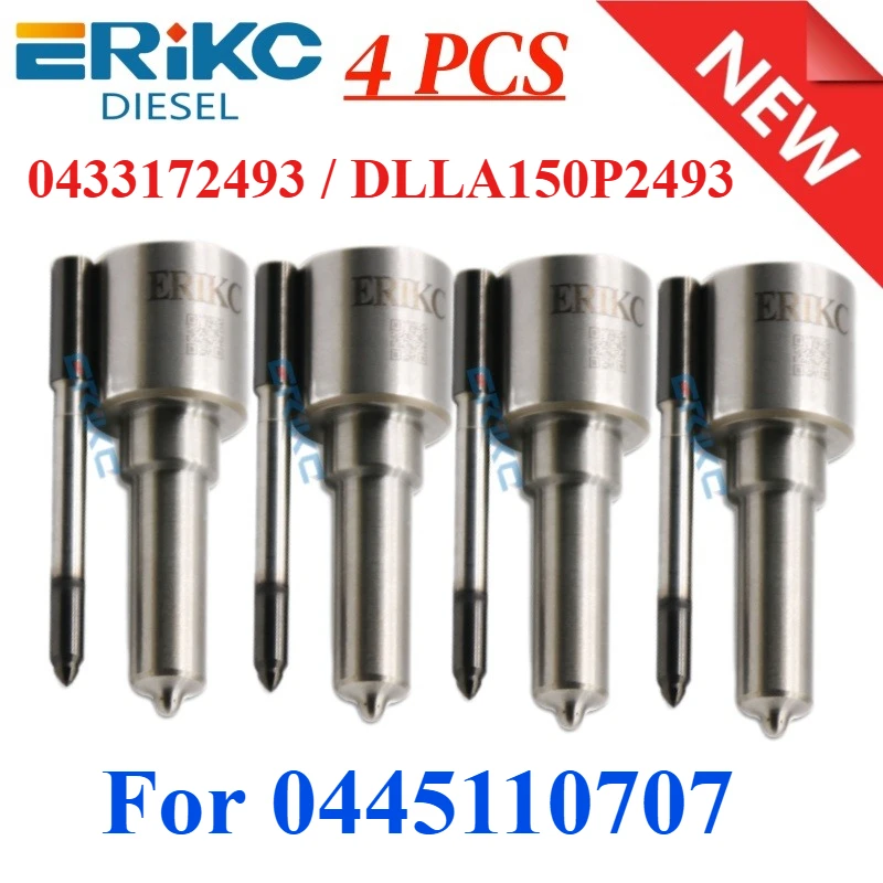 ERIKC 0433172493 Diesel Type Injector Nozzle DLLA 150 P 2493 Fuel Injectors Assembly Nozzle DLLA 150P 2493 for 0 445 110 707
