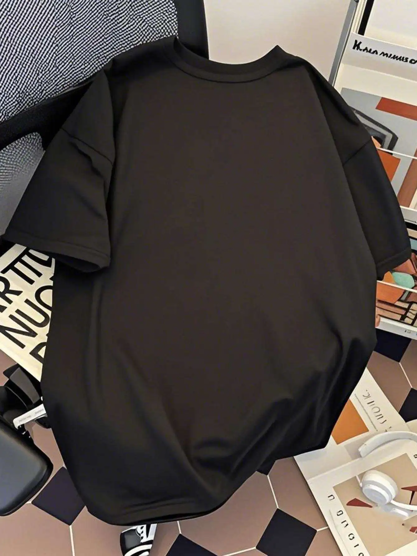 PRIVATHINKER Camiseta gráfica casual de algodón para hombre - Estampado "The Steel Racers Live Free", corte holgado