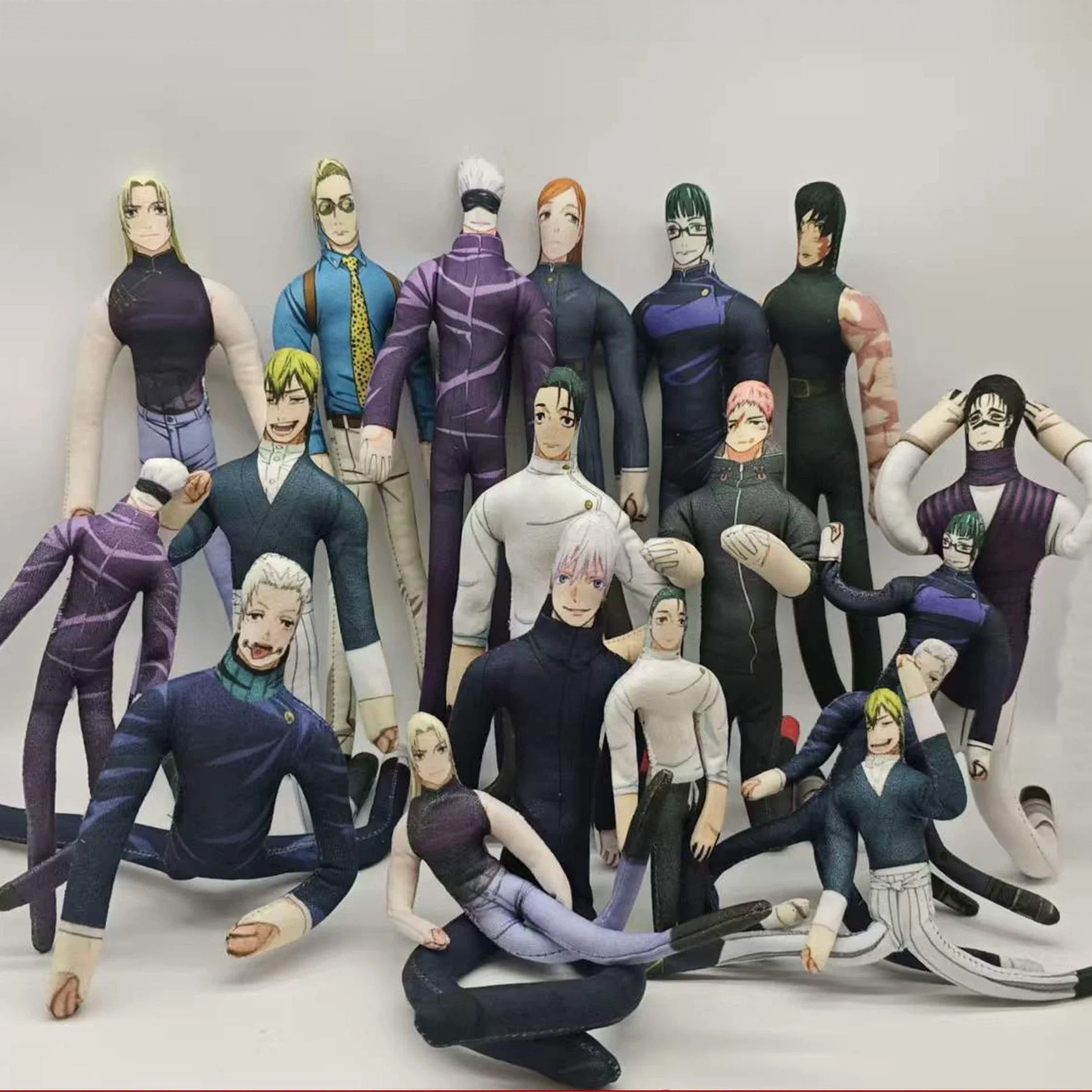 Jujutsu Kaisen Long Legged Plush Doll Geto Suguru Nanami Kento Inumaki Toge Okkotsu Yuta Stuffed Figure Decor Gift