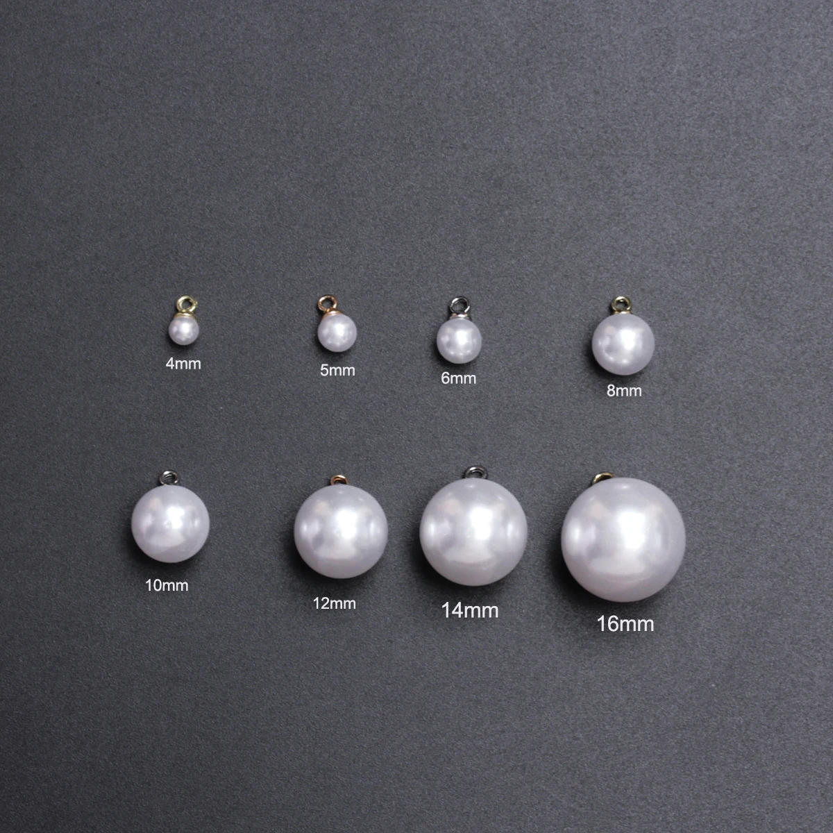 4-16mm 5/10pcs Loose Beads DIY Fashion Jewelry Making Imitation Pearl Necklace Earrings Pearl Accessories White Pearl Materials