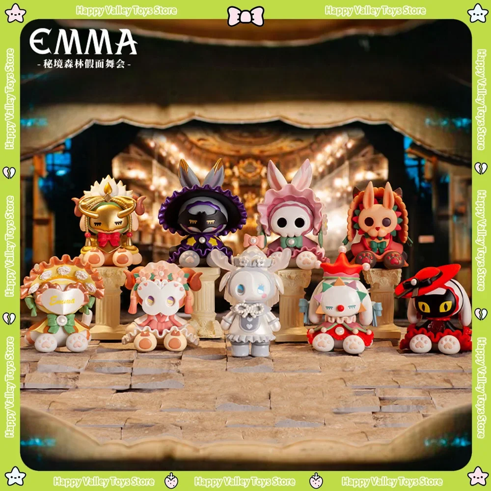 Nieuwe Emma Secret Forest Masquerade Blind Box Toy Mystery Box Caja Misteriosa Caixa Verrassing Figuur Leuk Model Meisjes Verjaardagscadeau