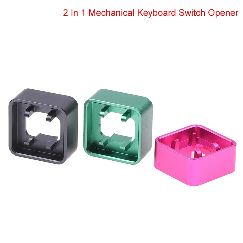1Pc 2 In 1 Mechanical Keyboard Cnc Metal Switch Opener Shaft For Switch Tester-F(x)