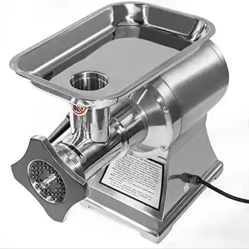 110V/220V Commercial Meat Grinder, 850W Electric Meat Grinder, 150KG/H Stainless Steel Industrial Fresh Meat Processing