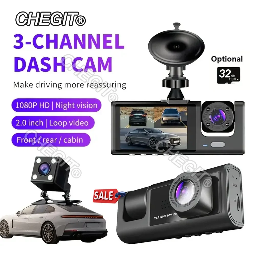 1080P Car Dvr 2/3 C…