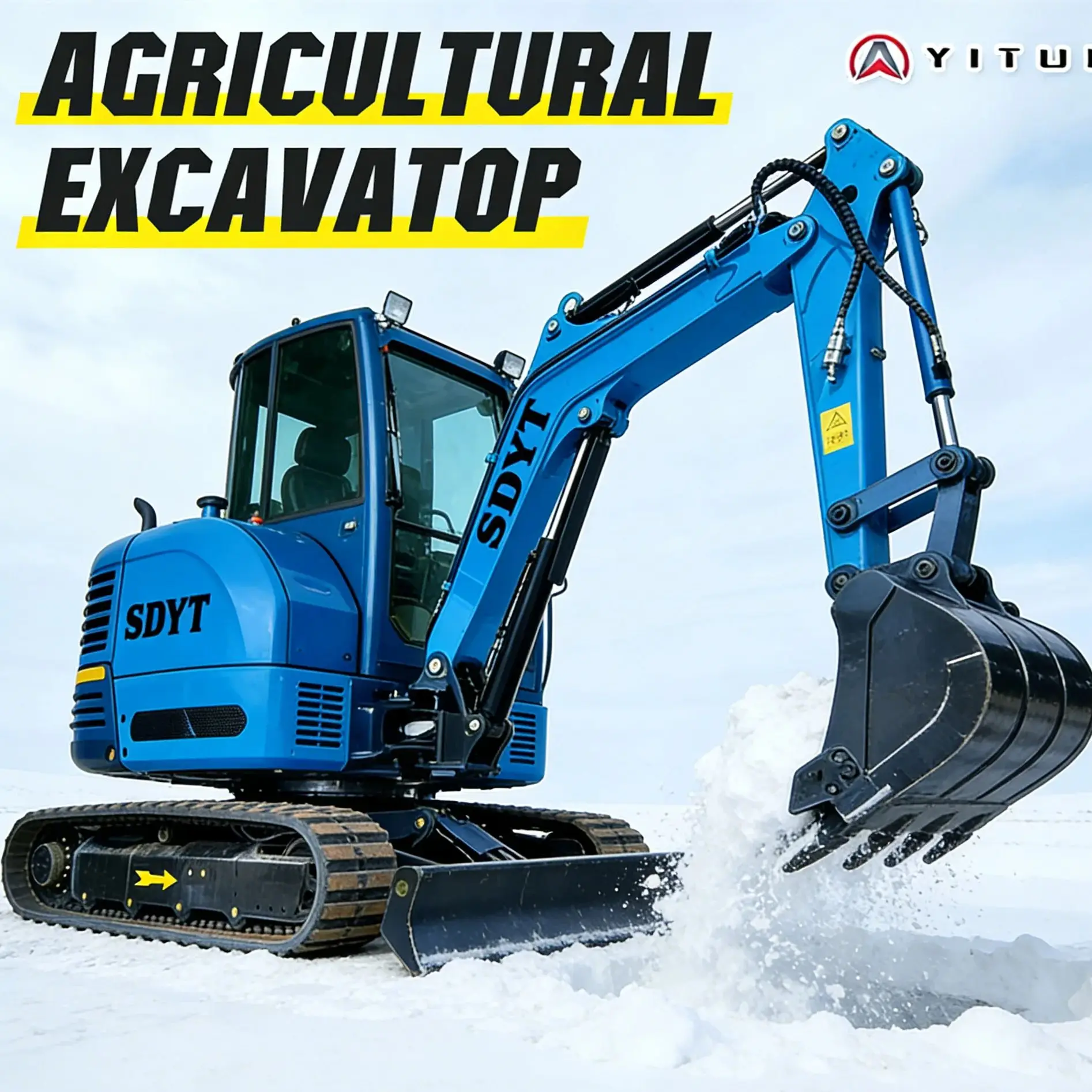 Escavadeira diesel hidráulica pequena compacta personalizada de 1,5 toneladas Certificação Euro 5 Acessórios para escavadeira pequena