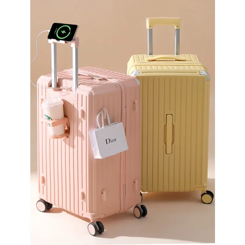 Multifunctional Luggage 20 Inch Women Men Capacity Cabin Bag Anti Drop Carry on Luggage with Wheels Trolley Luggage