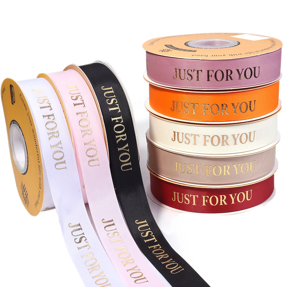 

10 ярдов 2,5 см полиэфирная лента с принтом только для YOU лента для романтической подарочной упаковки ручной работы свадебные украшения