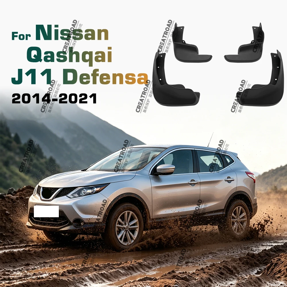 Für 2014-2018 Nissan Qashqai J11 Defensa Kotflügel Kotflügel Schmutz fänger Schutz Spritz klappe Kotflügel Autozubehör