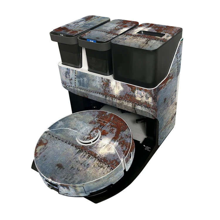 Filme adesivo bonito dos desenhos animados para roborock s7 pro ultra robô aspirador de pó peças acessórios