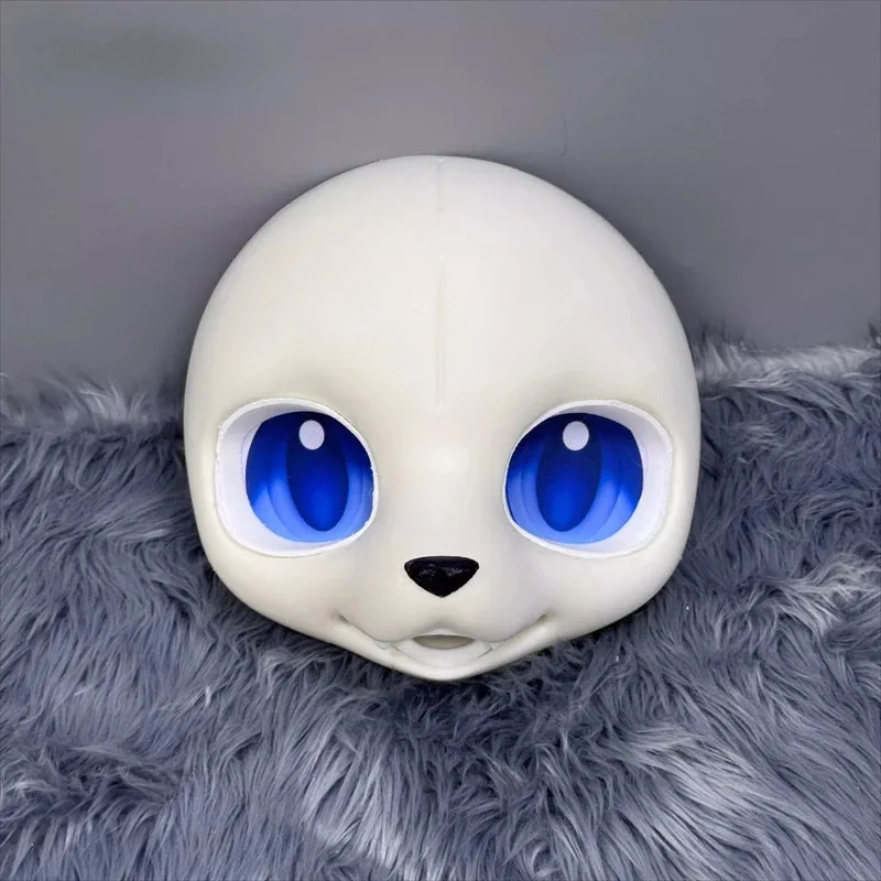 

qa156Оригинальный меховой костюм Kemono, повязка на голову, пенопластовая губка, милое животное, череп собаки, пушистые аксессуары «сделай сам»