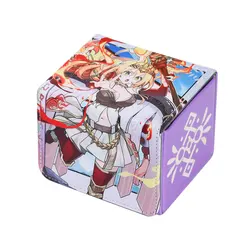 100 + PU pudełko do przechowywania kart Anime deska pokładowa gra TCG karty etui ochronne torba dla MGT/Pkm/Yu-gi-oh/gra kolekcjonerska