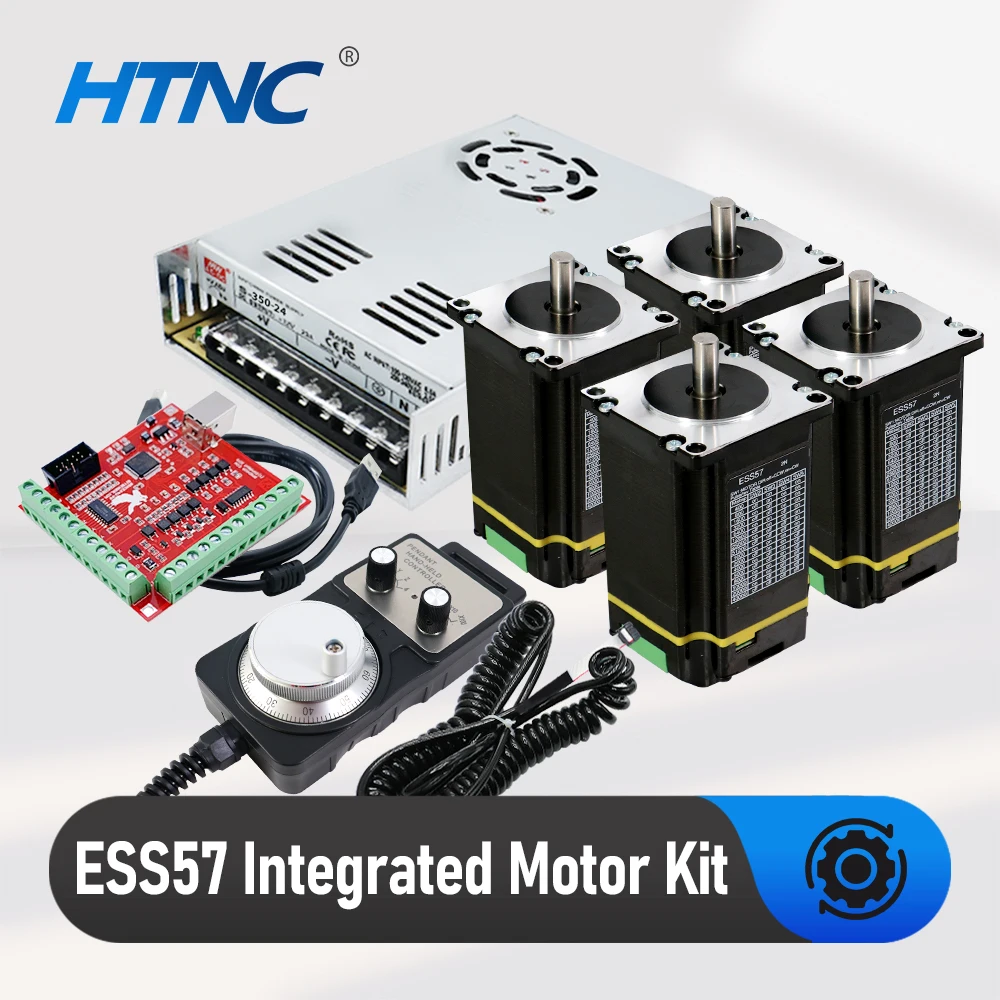 הערכה מפורטת של מנוע סטיפר Nema 23 ESS57 – מנוע מובנה ל-CNC עם בקר MACH3 ו-MPG