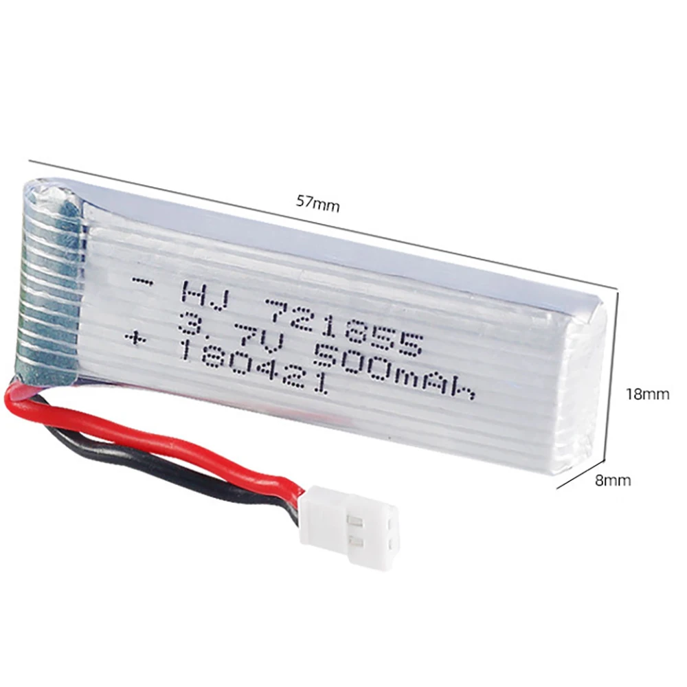 Batterie Lipo pour hélicoptère RC et chargeur 3.7 en 1, pièce de rechange pour importateur JJPC H37 E50 E50S T37 ELFIE, 500 V, 5/6 mAh, 20c