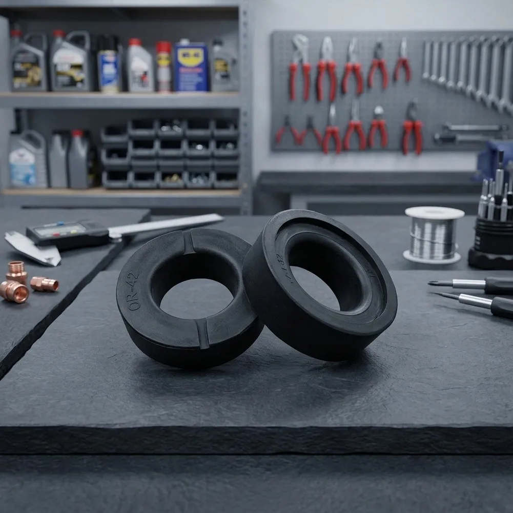 For Air Conditioner Motor Shock Absorbing Pad 2PCS Rubber Design for Indoor Unit Mounting and Vibration Mitigation