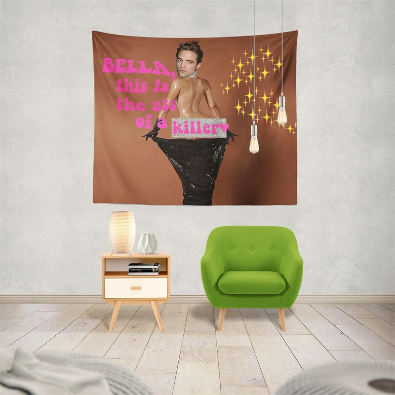 Gaslight Gatekeep Girlboss Bella This is the Ass of a Killer Twilight Meme Tapestry Wall Hanging Art for Bedroom Living Room