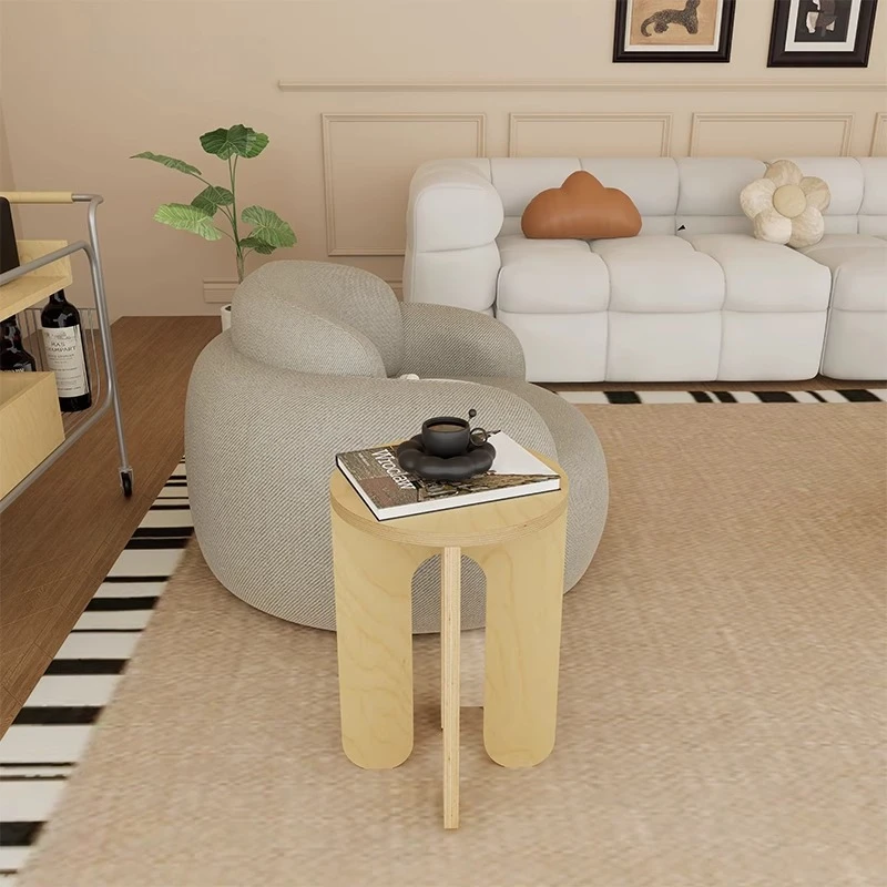

Nordic-style Mini Dining Stools Living Room Side Tables Decorative Stools Shelves Eco-friendly Furniture Muebles