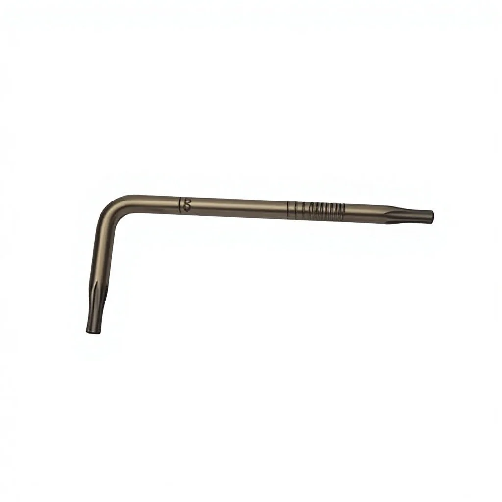 High-efficiency non-magnetic titanium tool plum wrench T20 is corrosion-resistant and lightweight.