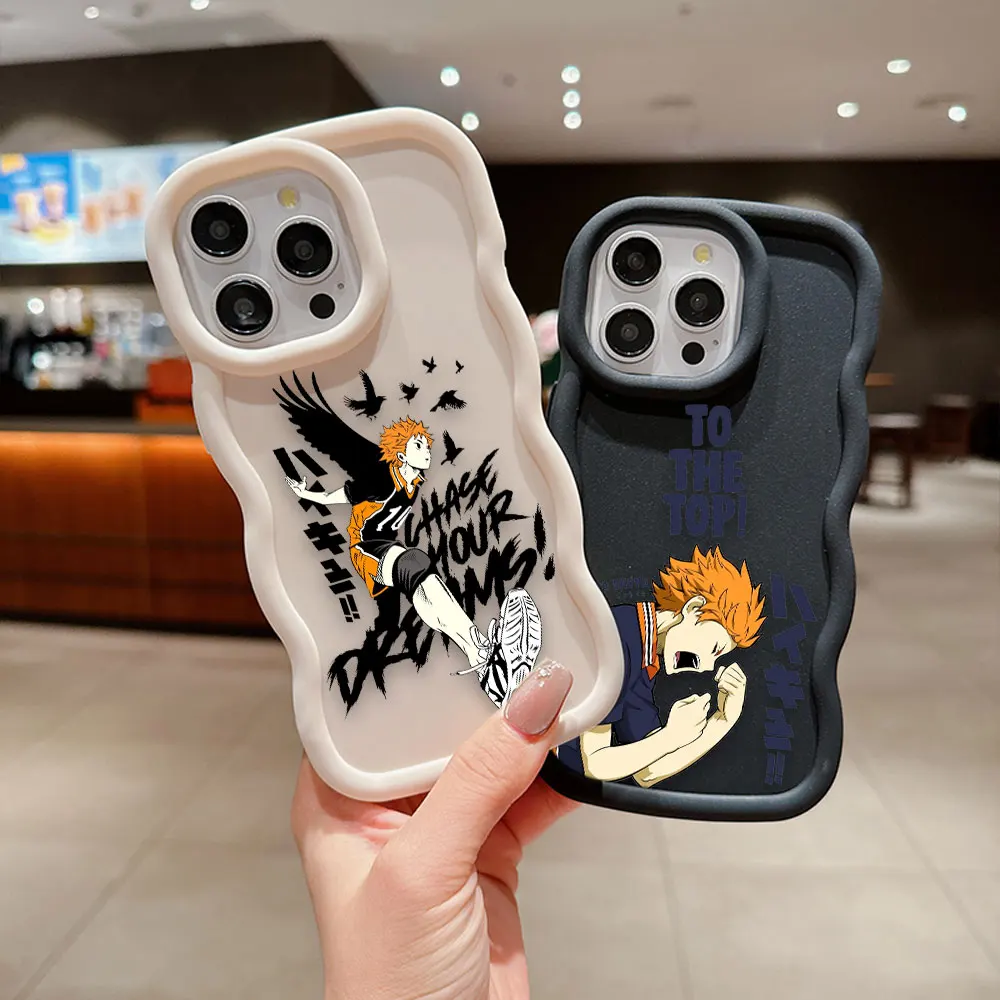 Japan Anime Haikyuu Love Volleyball Shockproof Matte Skin Feel Phone Case For Apple iPhone 11 12 13 14 15 16 PRO MAX PLUS 5G