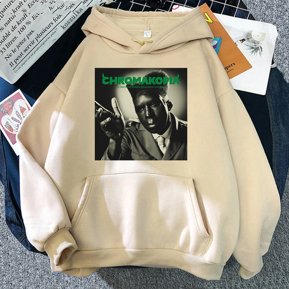 Tyler The Creator Chromakopia Tour 2024 Hoodie Women Aesthetic Graphic Hoodies Unisex Autumn Winter Vintage Pullover Sweatshirts