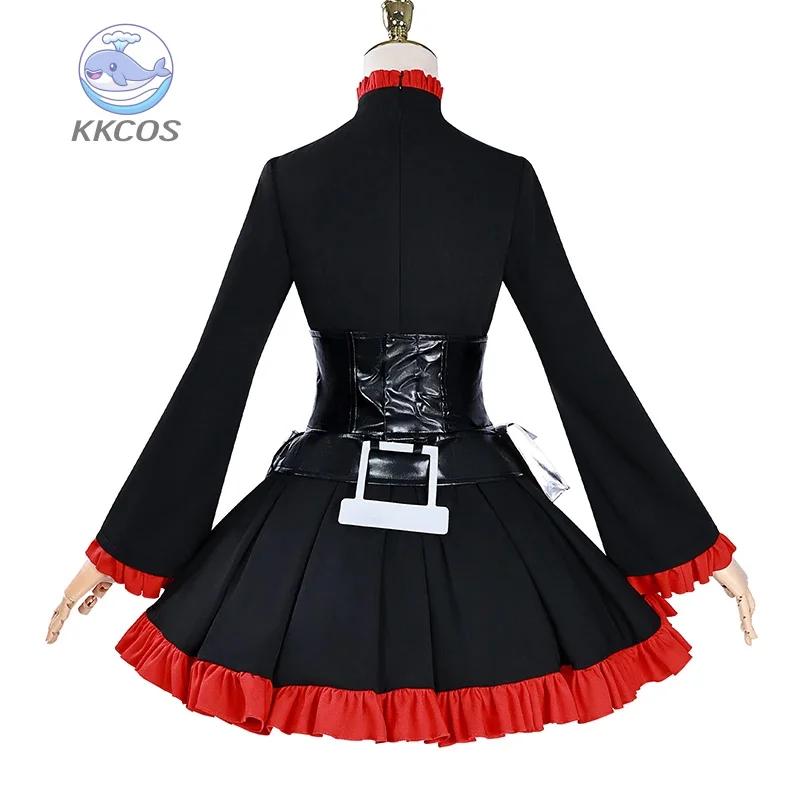 Руби Роза Косплей RWBY Красный Трейлер Косплей Костюм Парик Женское Платье Плащ Хэллоуин Карнавальная Вечеринка Comic-con Ролевой Наряд