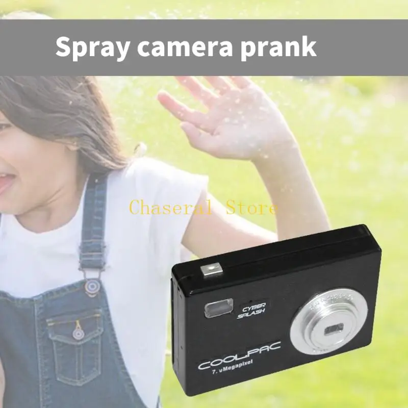 E7CE Water Squirting Camera Prank Gag Toy For Birthday and Halloween Party Gathering
