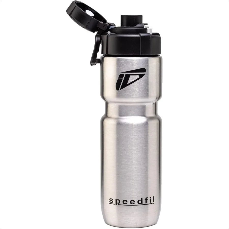 

Speedfil Speedflask 21oz. Vacuum Insulated Stainl Steel Cycling Sports Water Bottle with NEW Bounce Back Lid 2.0 Sier