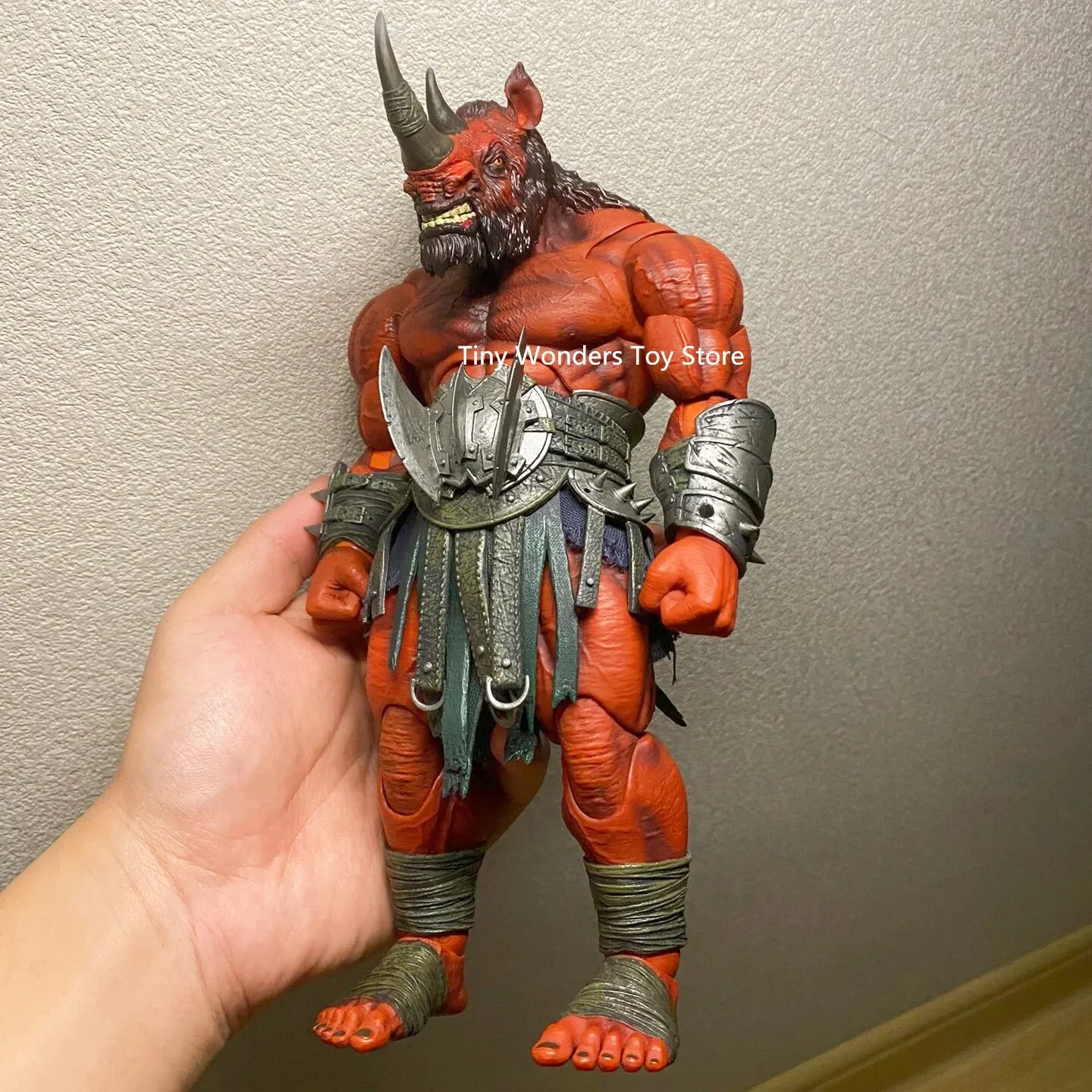 

Xesray Red Rhino Bigfoot Gladiator Honor War Lacc Limited Style Anime Action Figures Anime Peripheral Gk Pvc Model Boy Gift