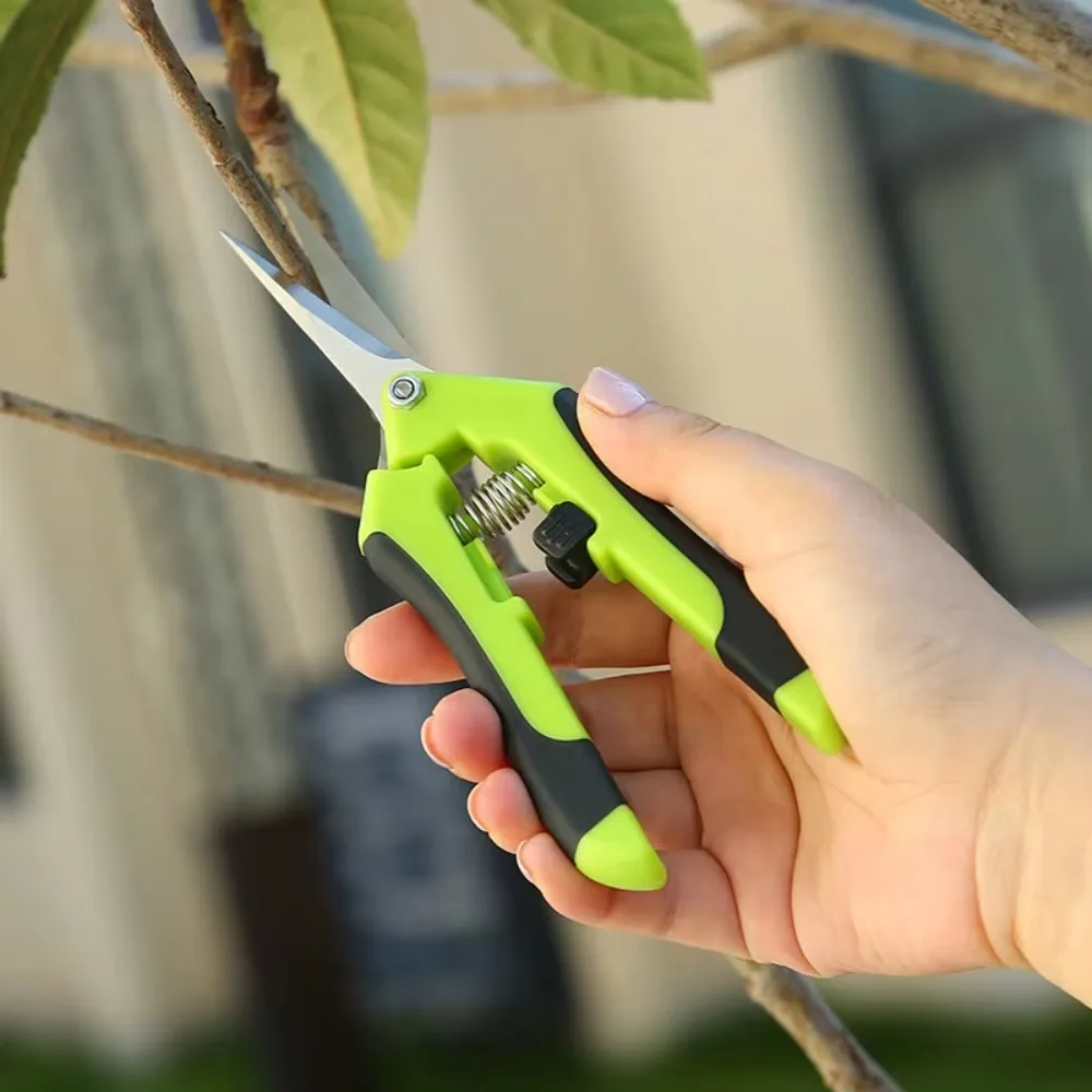 10pcs Stainless Steel Multi-purpose Garden Pruning Shears and Mowing Shears, Garden Pruning PP + Thermoplastic Rubber
